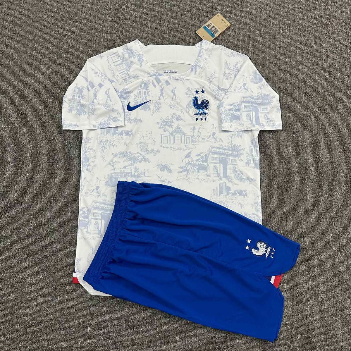 French football jersey 2022 World Cup 10th jersey home and away football uniform set for men and women adults' custom order