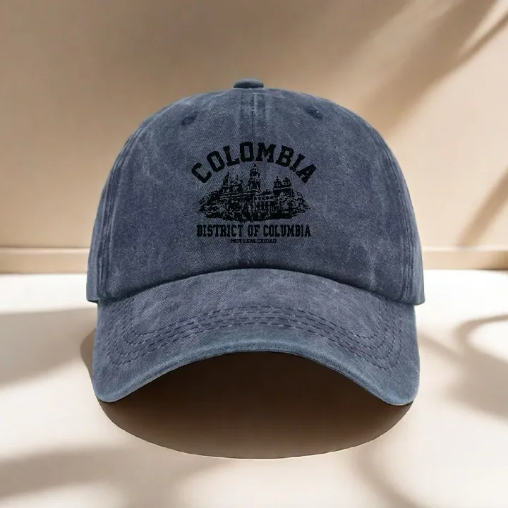 Retro villa baseball cap - New style men's and women's American soft-top sports beanie hat - Versatile household hat - Fashionable trend