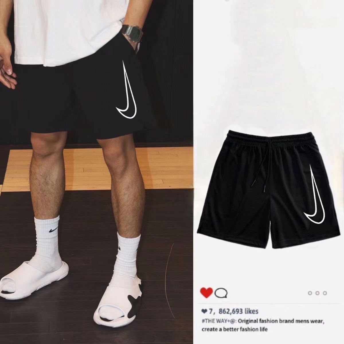 Breathable Training Summer Sports American Five-Piece Shorts Loose Running Fitness Multi-Use Basketball Casual Quick-Dry Pants for Men