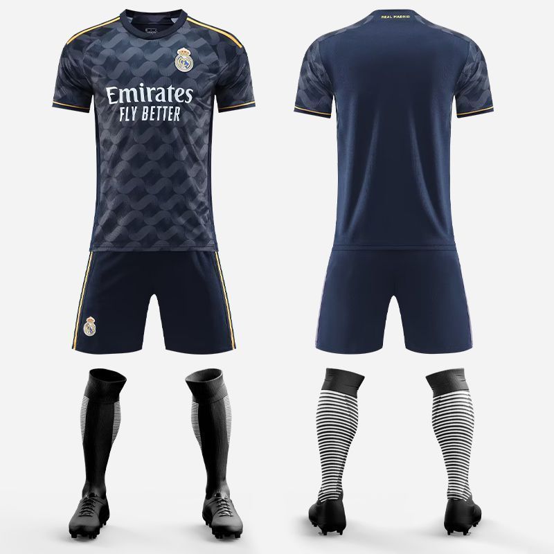 UEFA Champions League Real Madrid jersey, Cristiano Ronaldo's 7-number jersey football outfit set, custom-made for men and women, children's football training outfit