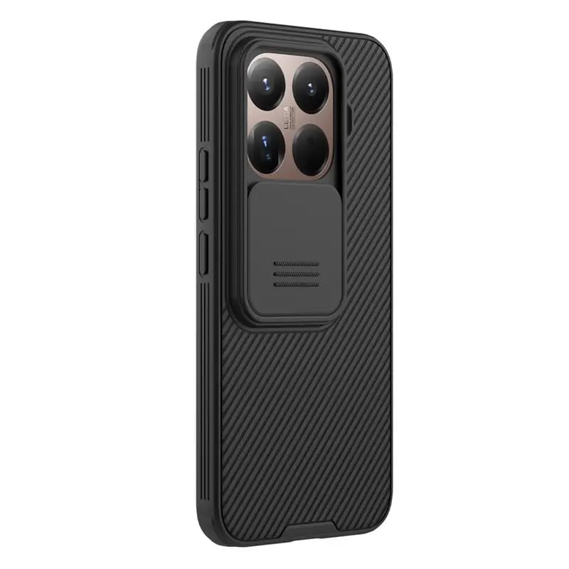 The Nillkin CamShield Pro case for the Xiaomi 15T Pro features a patented sliding cover to protect the camera lens.