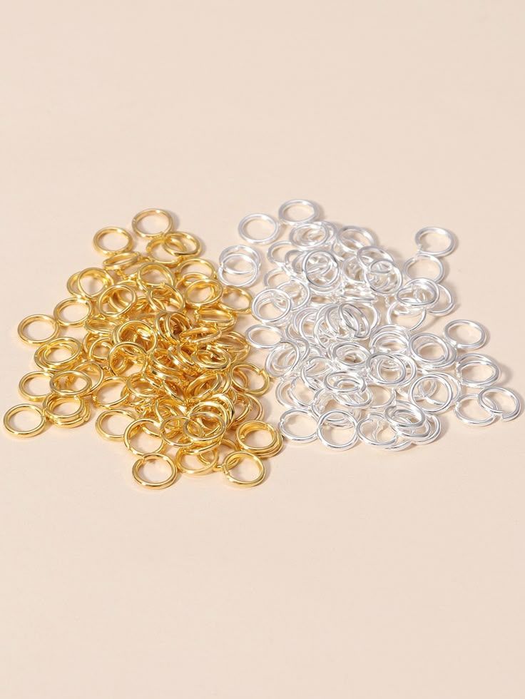 Gold and Silver Rings hair charms /braid charms or hair hoops, which are used as decorative accessories for various hairstyles like braids, dreadlocks, and locs.