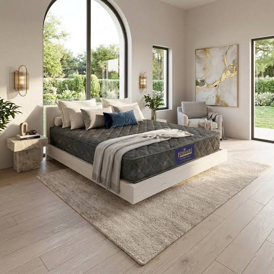 (🔥🔥5 by 6 )Johari  Orthopedic Fibre Mattress ,Supportive & Breathable | Back Care Comfort | Quilted Soft Cover | Heavy Duty | Modern Design (2 pack pillows for free 👌)