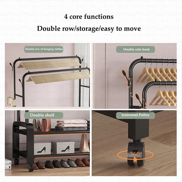 🔥🔥 MULTIPURPOSE CLOTHES BANGER, STAINLESS STEEL CLOTHES HANGER, PORTABLE CLOTHES HANGER, SPACE SAVING CLOTHES HANGER.