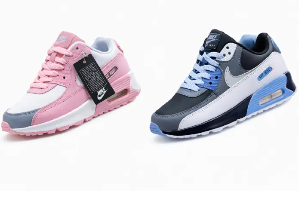 PINK Generic Classic Airmax Sneakers, Leather High-Top Sneakers | Casual Streetwear Fashion Shoes for Men & Women | Durable Rubber Sole & Cushioned Comfort