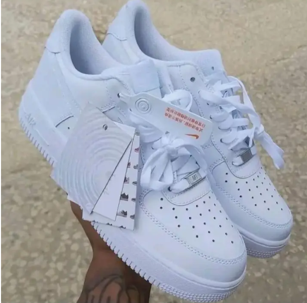 Airforce Sneakers, Leather High-Top Sneakers | Casual Streetwear Fashion Shoes for Men & Women | Durable Rubber Sole & Cushioned Comfort generic