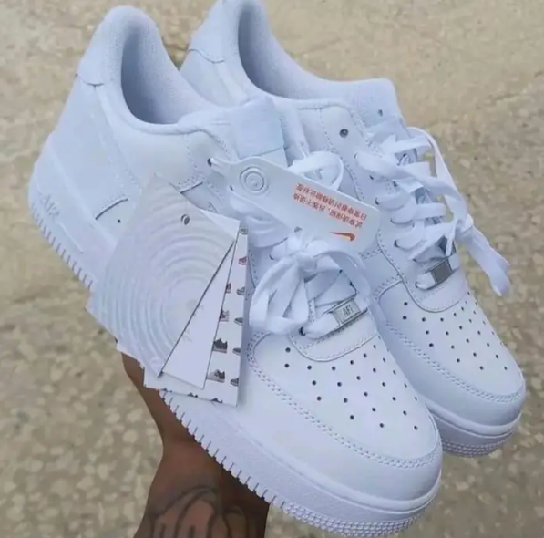 Airforce Sneakers, Leather High-Top Sneakers | Casual Streetwear Fashion Shoes for Men & Women | Durable Rubber Sole & Cushioned Comfort generic