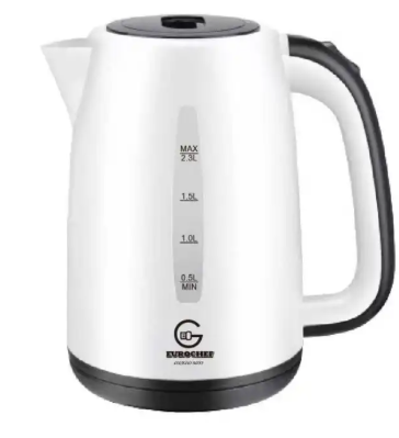 EUROCHEF EC-K06 2.3L Plastic Electric Cordless Kettle Electric Jug for boiling water Kitchen Appliance(1 YR WARRANTY) -PINK BLUE WHITE