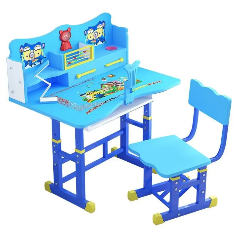 Pink Children’s Study Desk and Chair Set