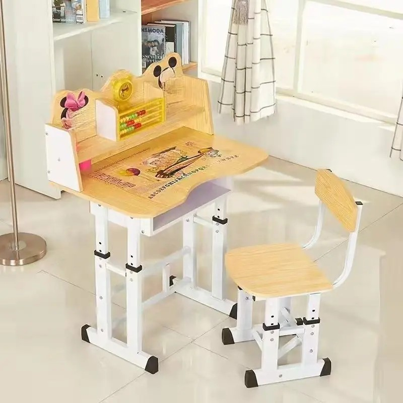 Pink Children’s Study Desk and Chair Set