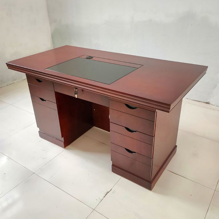 1200Mm Executive Office Desk With Attached Drawers