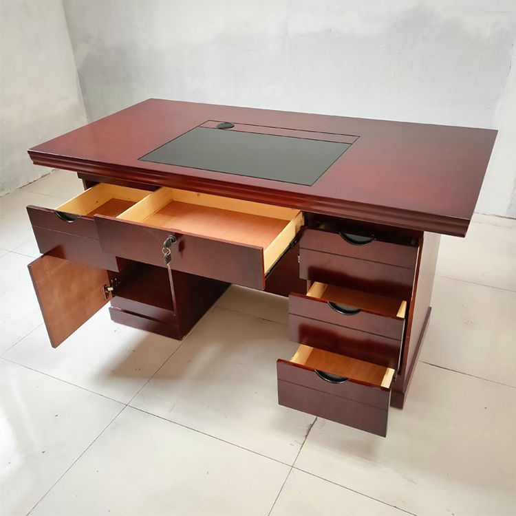 1200Mm Executive Office Desk With Attached Drawers