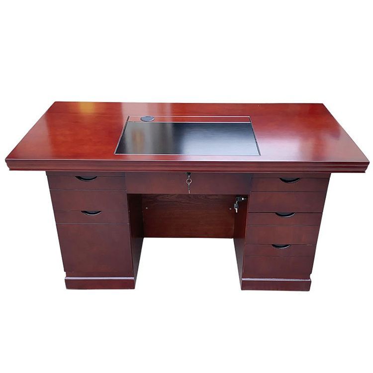 1200Mm Executive Office Desk With Attached Drawers