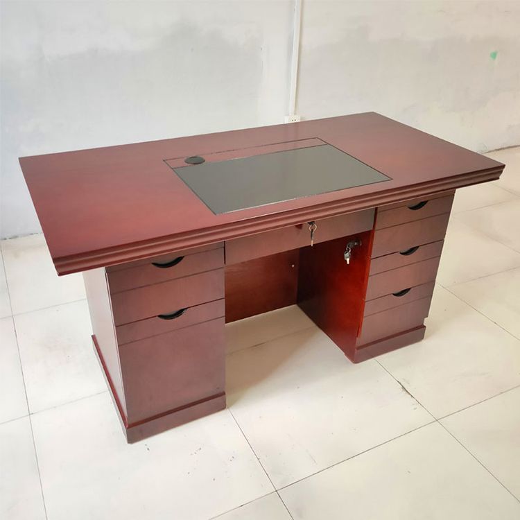 1200Mm Executive Office Desk With Attached Drawers
