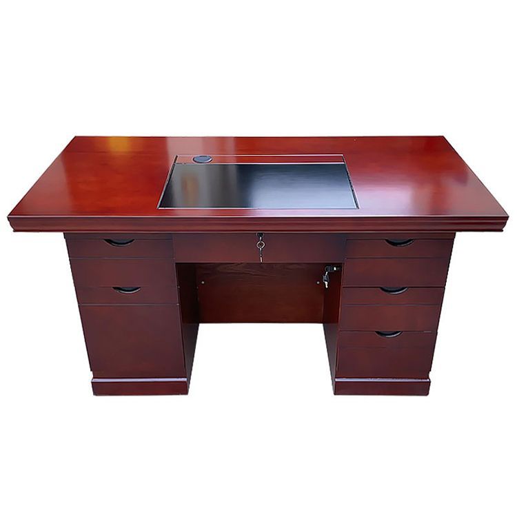 1200Mm Executive Office Desk With Attached Drawers
