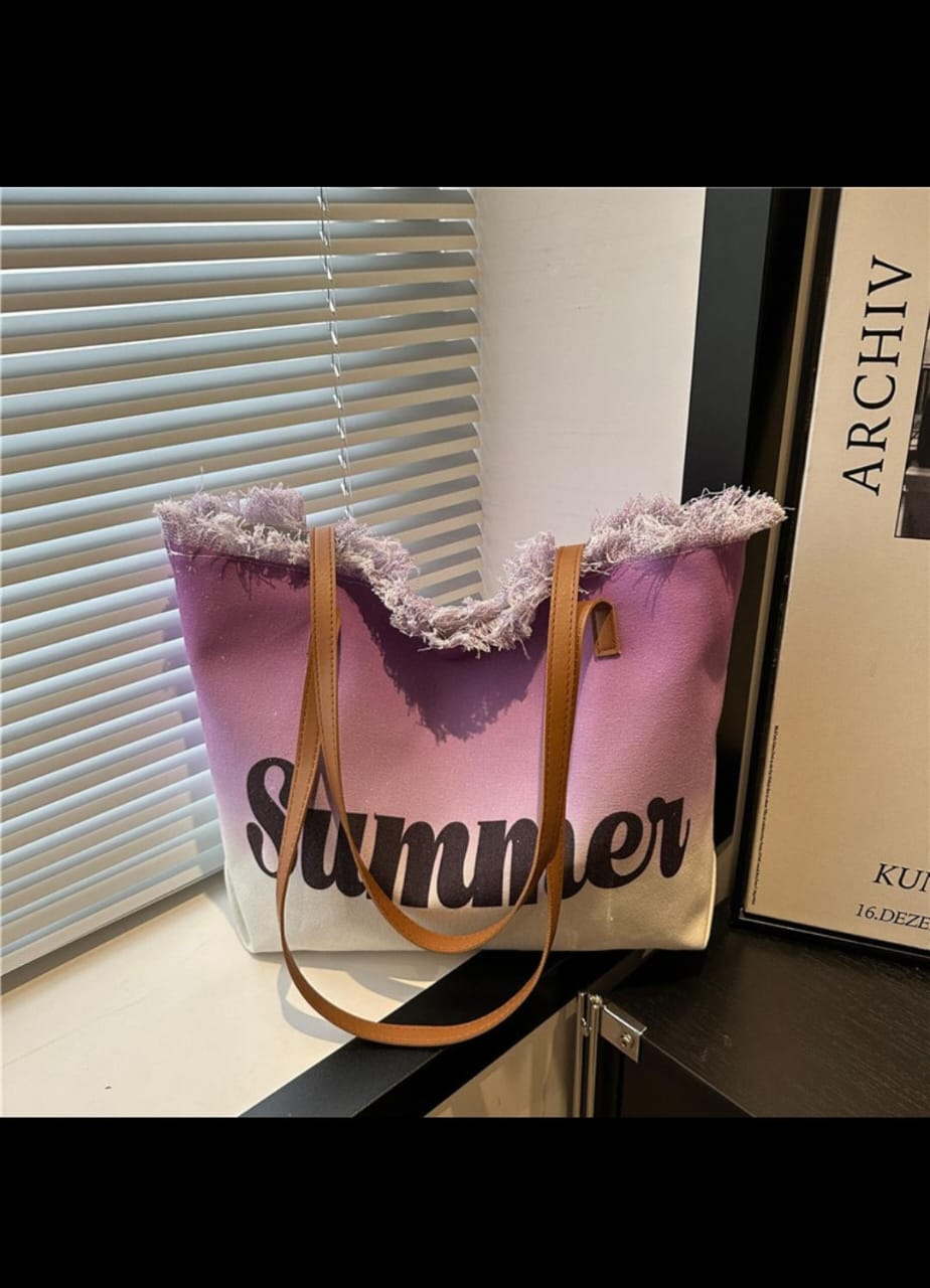 Tote Bag 
New Arrival Large Capacity Canvas Bag, Tote Shoulder Bag, Its a Cross Body Bag For Women