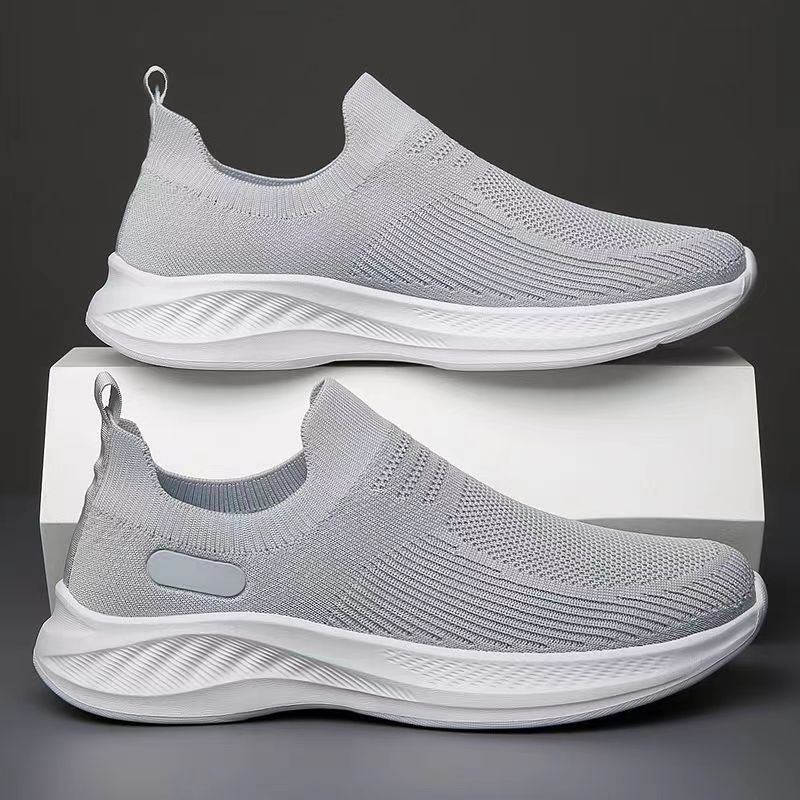 Men's 2026 Spring New Flyknit Casual Sports Shoes, Breathable, Non-Stuffy, Lightweight, Comfortable, One-Piece Design