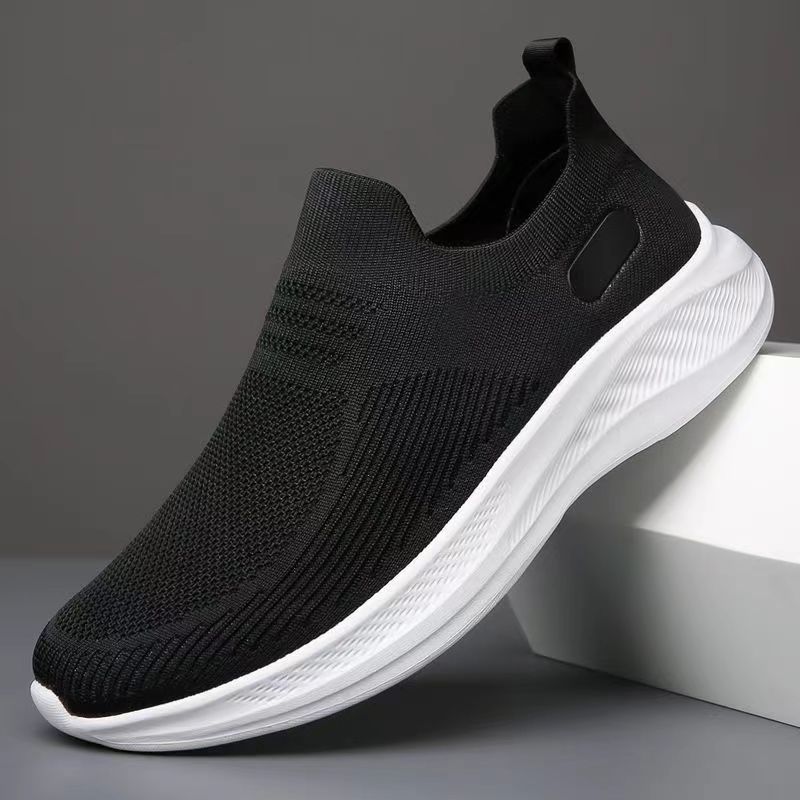 Men's 2026 Spring New Flyknit Casual Sports Shoes, Breathable, Non-Stuffy, Lightweight, Comfortable, One-Piece Design