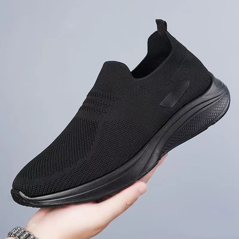 Men's 2026 Spring New Flyknit Casual Sports Shoes, Breathable, Non-Stuffy, Lightweight, Comfortable, One-Piece Design