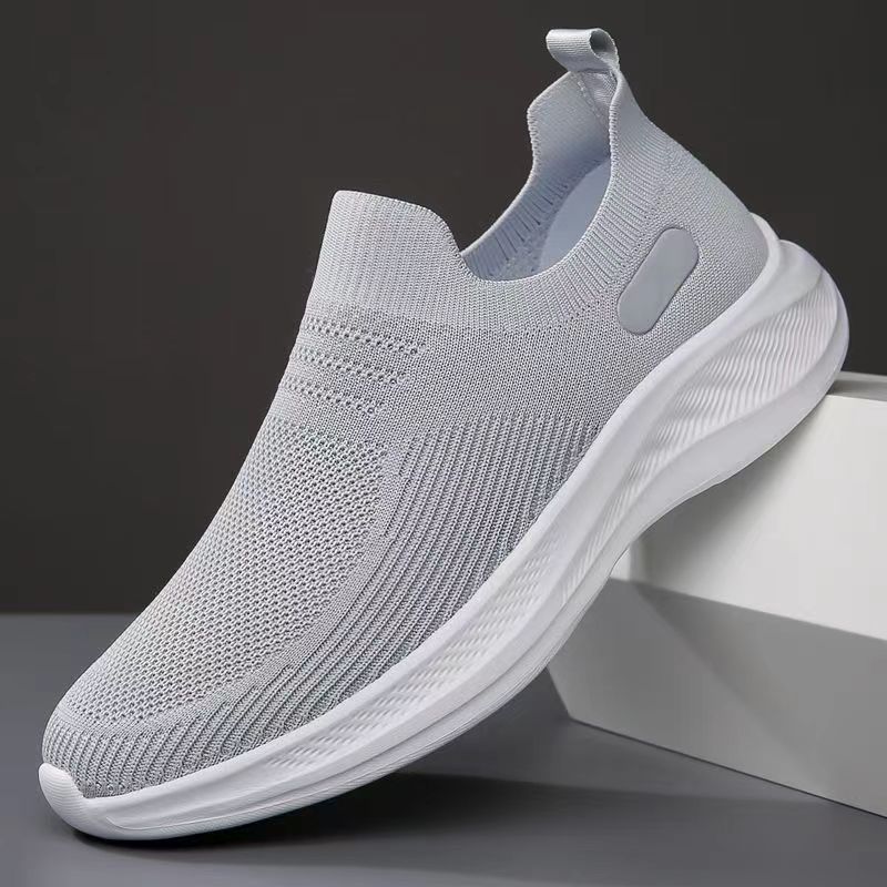 Men's 2026 Spring New Flyknit Casual Sports Shoes, Breathable, Non-Stuffy, Lightweight, Comfortable, One-Piece Design