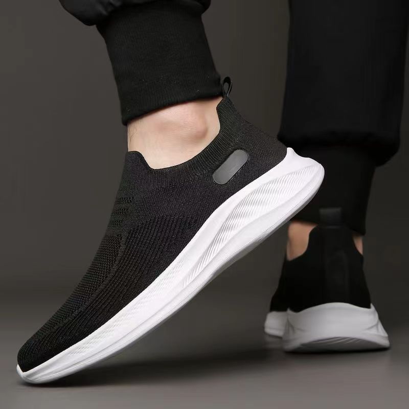 Men's 2026 Spring New Flyknit Casual Sports Shoes, Breathable, Non-Stuffy, Lightweight, Comfortable, One-Piece Design