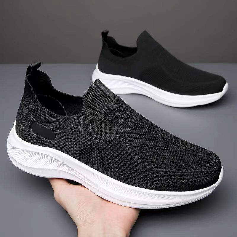 Men's 2026 Spring New Flyknit Casual Sports Shoes, Breathable, Non-Stuffy, Lightweight, Comfortable, One-Piece Design