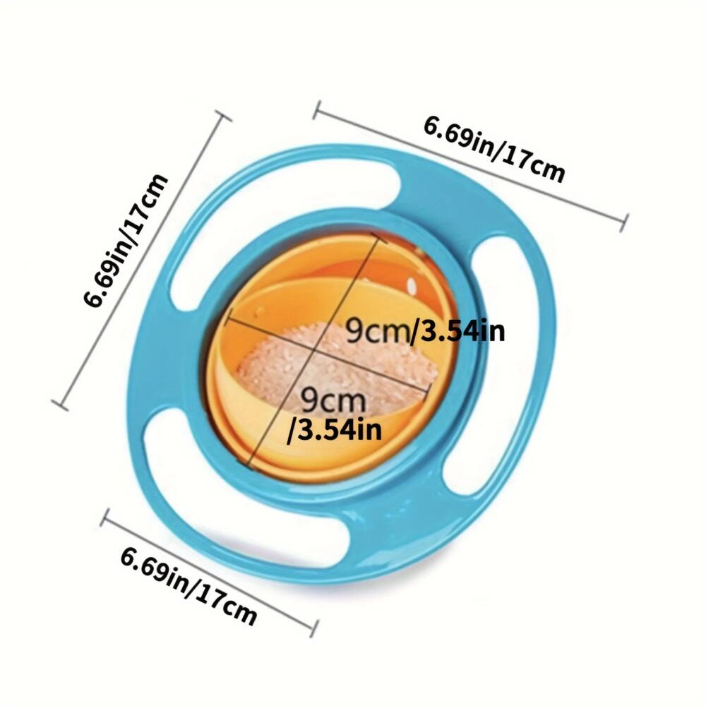 Baby Baby CHILDREN'S Bowl 360 Degree Rotation Gyro Bowl Lion Bowl Balance Bowl Do Not Pour Anti-scald and Anti-fall Eating Bowl
