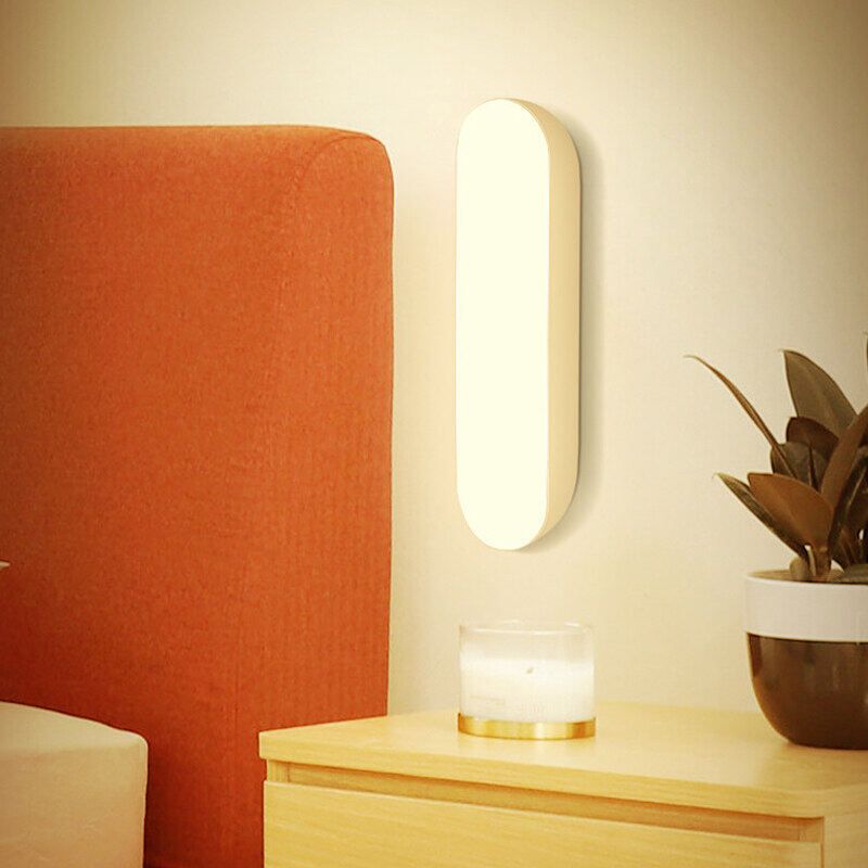 Wireless LED Motion Sensor Lamp Night Lights USB Rechargeable Magnetic For Wardrobe Room Closet Kitchen Aisle Tube Detector Bulb