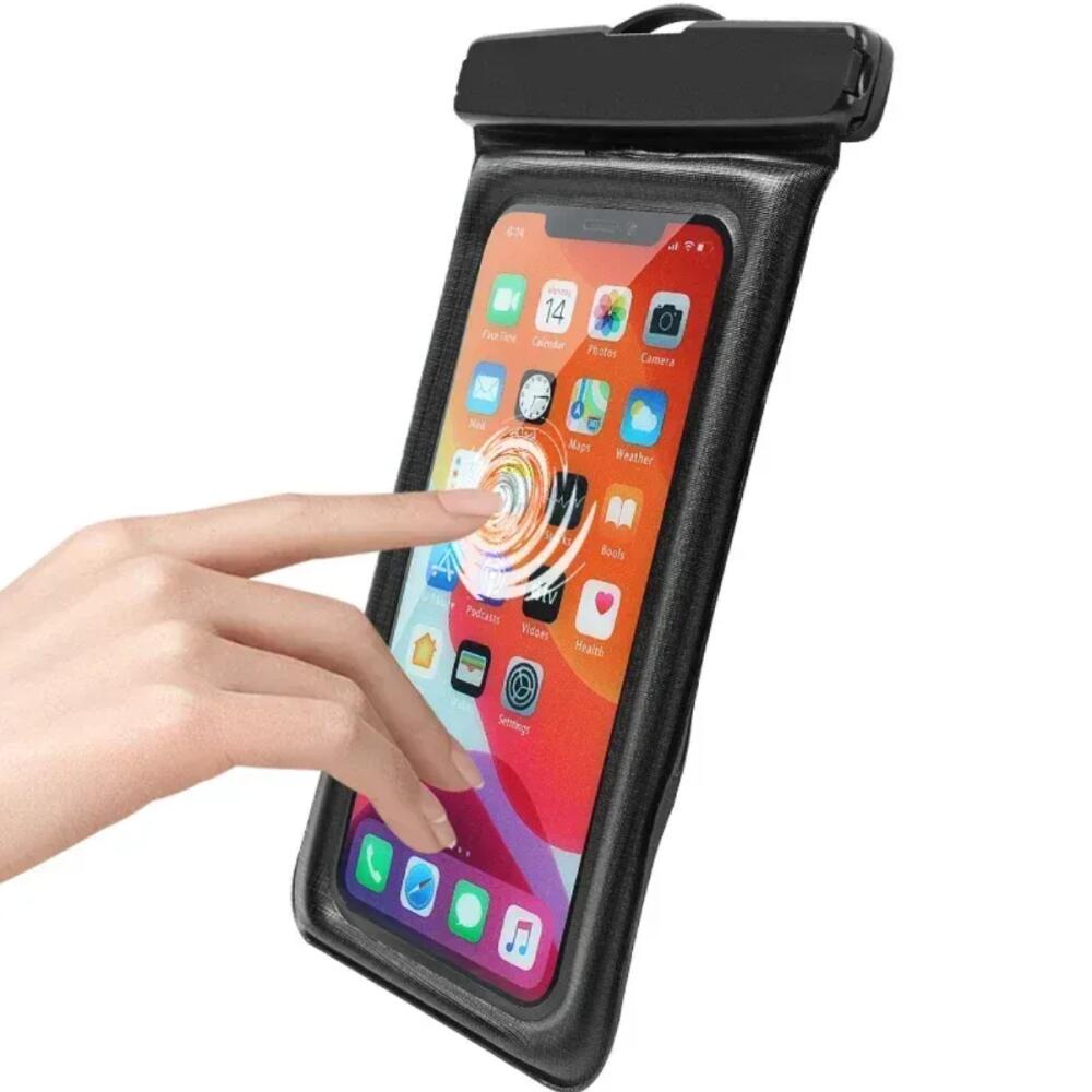 Universal Waterproof Phone Pouch Dry Bag Floating IPX8 Phone Case with Lanyard Water Proof Bags Strap for Diving Swimming Sports
