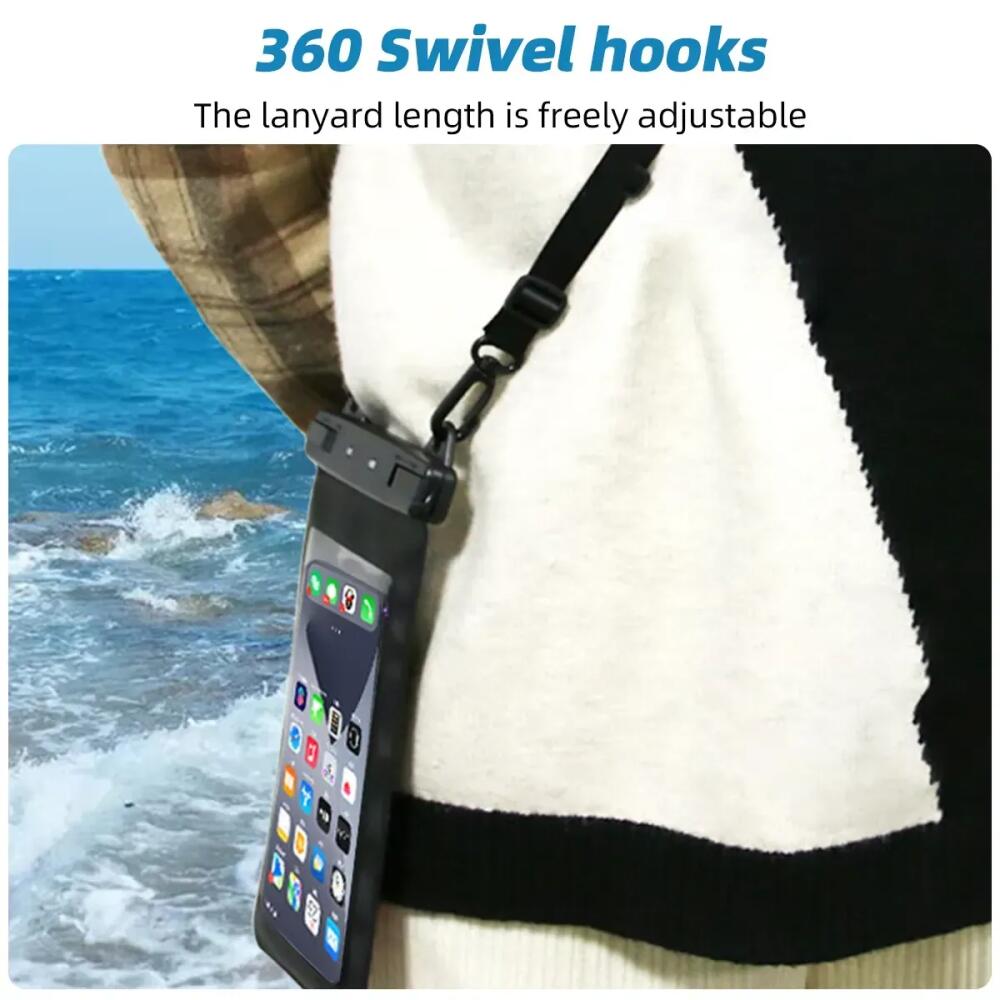 Universal Waterproof Phone Pouch Dry Bag Floating IPX8 Phone Case with Lanyard Water Proof Bags Strap for Diving Swimming Sports