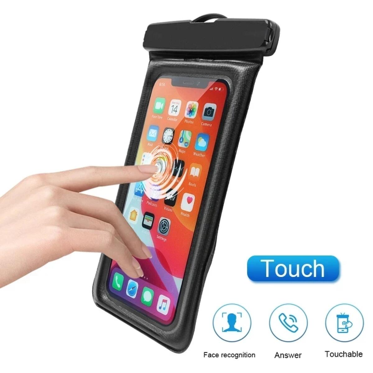 Universal Waterproof Phone Pouch Dry Bag Floating IPX8 Phone Case with Lanyard Water Proof Bags Strap for Diving Swimming Sports