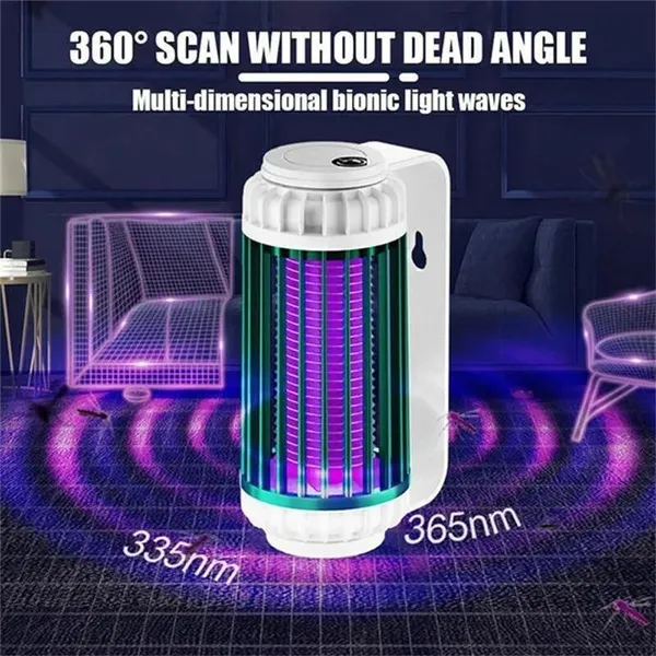 Electric Shock Mosquito Killer Lamp Outdoor Atmosphere Light Mosquito Repellent Safe Efficient Home Mosquito Zapper Household