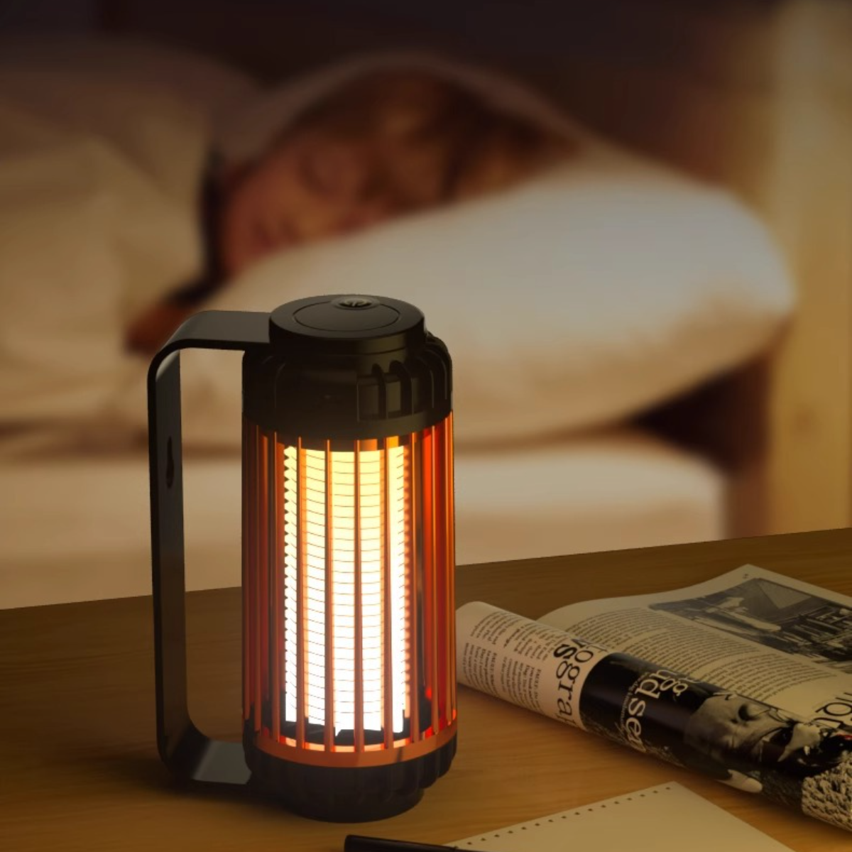 Electric Shock Mosquito Killer Lamp Outdoor Atmosphere Light Mosquito Repellent Safe Efficient Home Mosquito Zapper Household