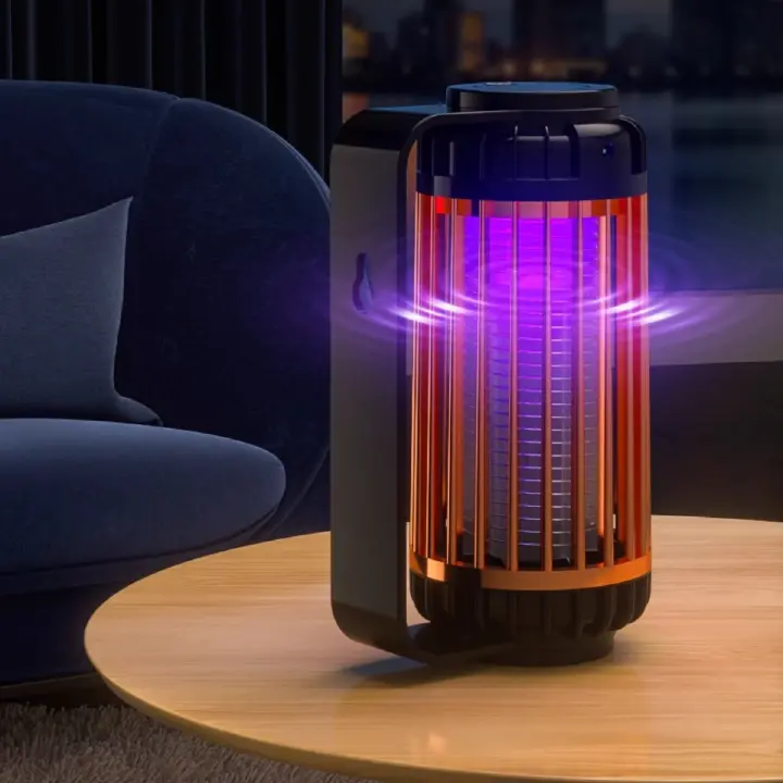 Electric Shock Mosquito Killer Lamp Outdoor Atmosphere Light Mosquito Repellent Safe Efficient Home Mosquito Zapper Household