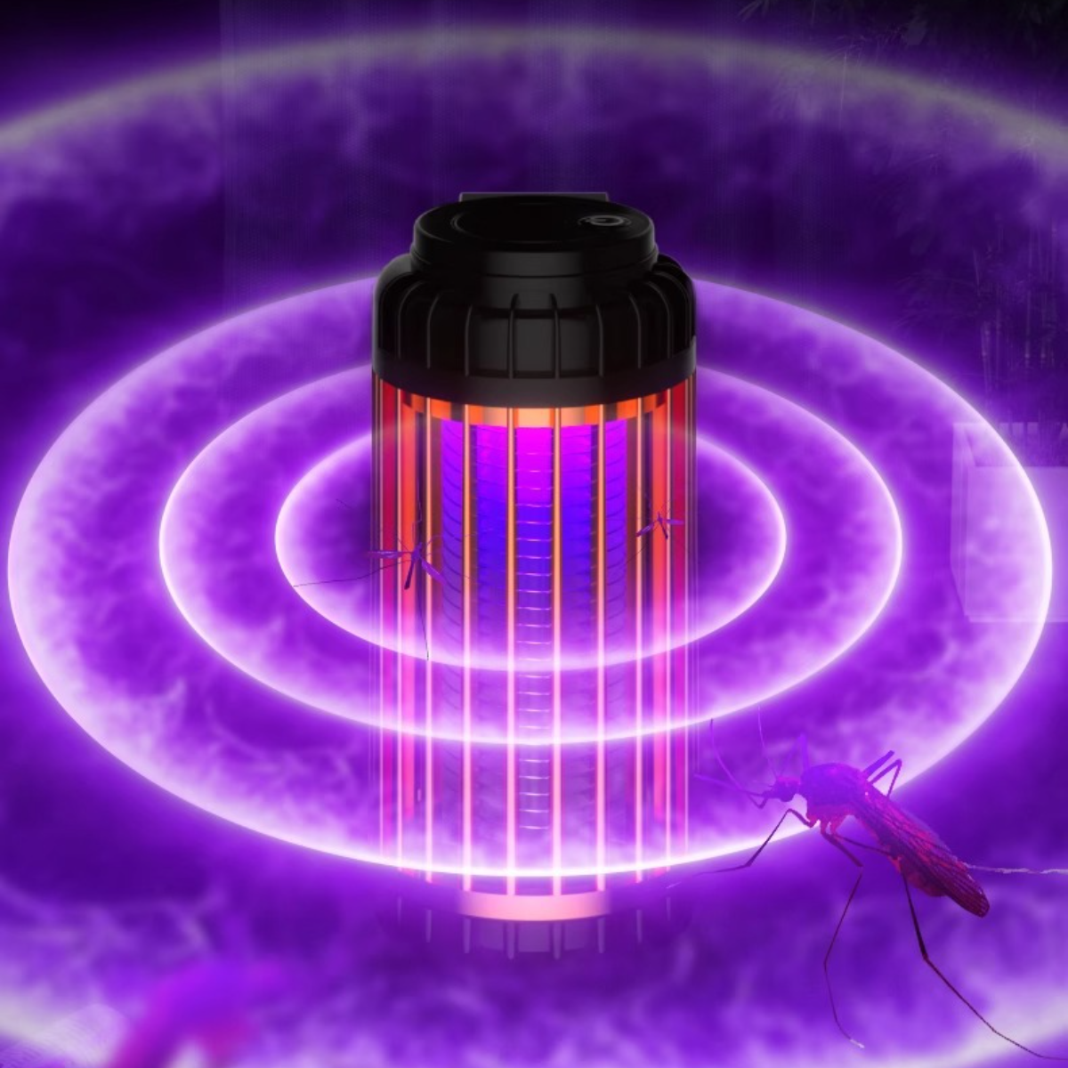 Electric Shock Mosquito Killer Lamp Outdoor Atmosphere Light Mosquito Repellent Safe Efficient Home Mosquito Zapper Household