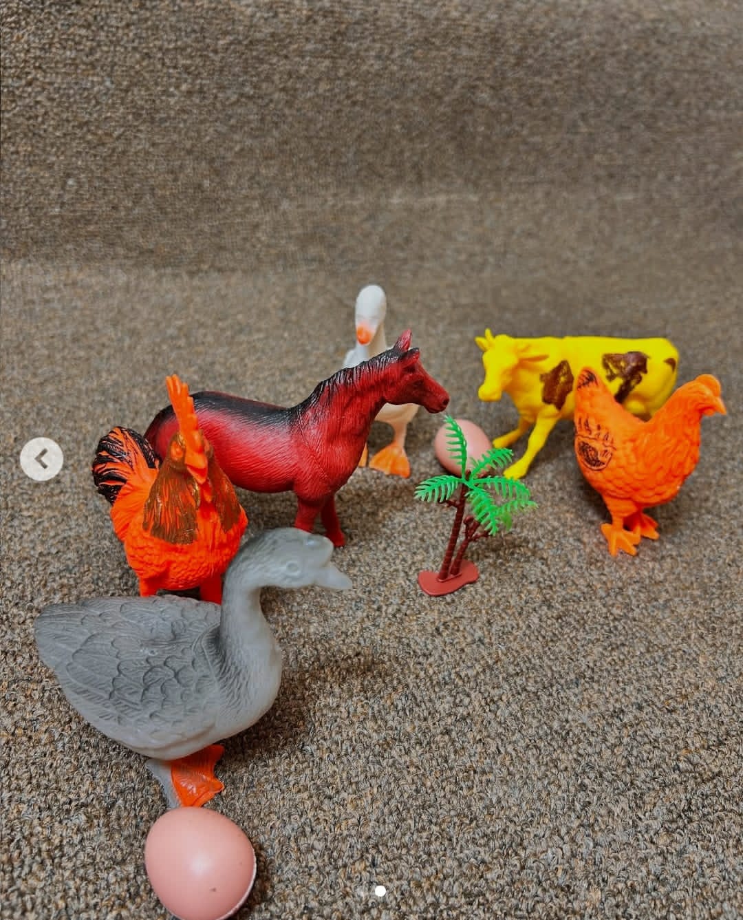 CBC Learning Farm Animals Adventure Set – 6PCS Animal Toy Figures for Kids, Educational Play Set for Imaginative Learning, Farm Animal Toys for Children Age 3+ Years