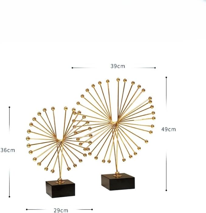 Executive Metal Abstract Spiked Sculpture – Decorative Office & Living Room Art, Symbol of Leadership & Prosperity, Modern Accent Piece for Interior Décor & Positive Energy Display