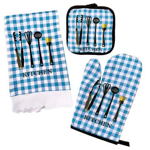 3PCS Kitchen Glove Set – Heat Resistant Oven Mitts, Potholder Pad & Pot Rest, Thermal Anti-Heat Cooking & Baking Gloves for Safe Handling of Hot Pots & Kitchen Use