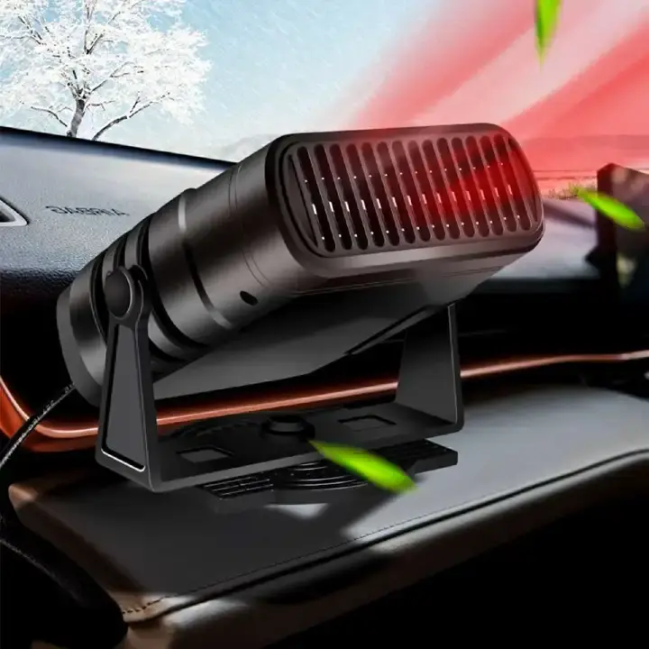 1PC 12V Portable Car Heater Electric Cooling Heating Fan 4 IN 1 Electric Dryer Windshield Defogging Demister Defroster