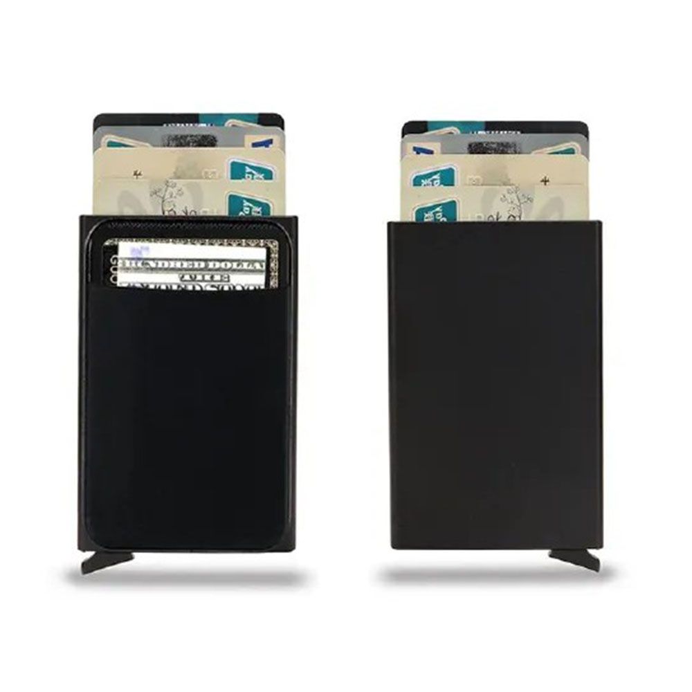 Men Wallets Rfid Black Carbon Fiber Leather Minimalist Wallet Gifts For Men Personalized Carteira Masculina