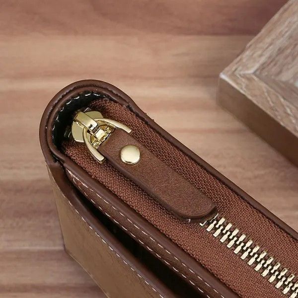 Vintage Small Men's Wallet Pu Leather Short Purse Men Hasp Zipper Clutch Solid Porte Feuille Hommes Porte Monnaie Homme