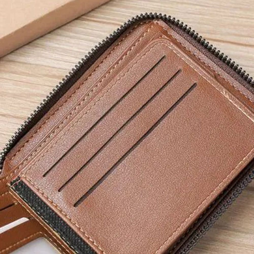 Vintage Small Men's Wallet Pu Leather Short Purse Men Hasp Zipper Clutch Solid Porte Feuille Hommes Porte Monnaie Homme