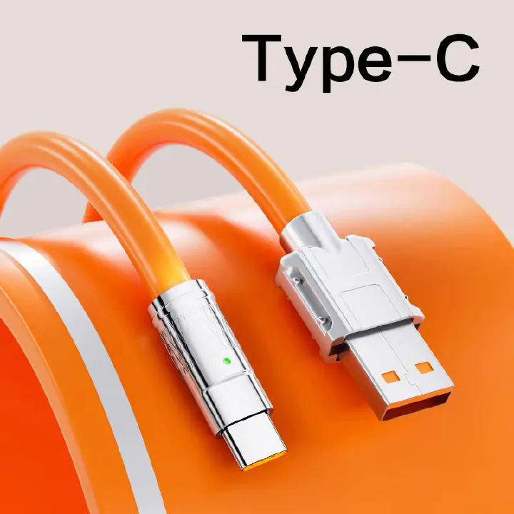 Charger Cables Fast 120W 6A / 3 Specifications To Choose From【Type-C Charging Cables】【Android】【3-in-1Charging Cables】Cables for most mobile phones Huawei, Samsung, Transsion, Xiaomi, OPPO, Realme, ete