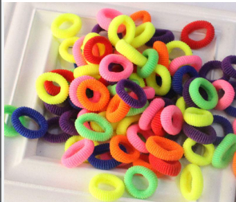 ⚡ Only a few units left at this price! 🔥Girls Colorful Hair Bands – Elastic Rubber Hair Ties for Kids (Assorted Set)