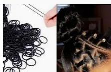 300pcs  Hair Ties – Elastic Hair Bands for Kids Ponytails