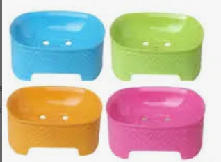 Simple Countertop Soap Dish with drainage Soap Box Plastic soap dishes for bar soap Portable Soap Dish Holder  Soap Holder easy to wash