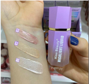 Kiss Beauty Liquid Highlighter – Glow Enhancing Makeup for Radiant Face Highlight