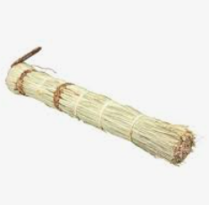Handmade Turkana Papyrus Reed Broom - Traditional Broom for Indoor & Outdoor Cleaning, Durable & Effective