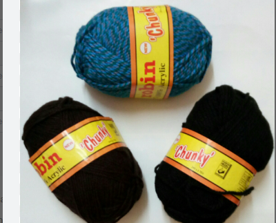 Robin Crochet Thread Knitting Wool Yarn for Crochet Acrylic Yarn Chunky 4ply 100g each (R)  for braiding knottless knitting clothes