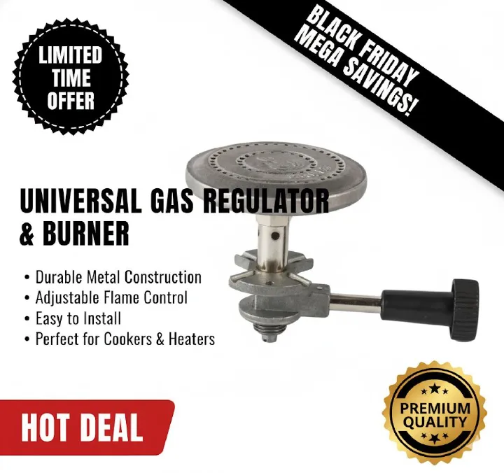 SAME DAY DELIVERY Strong gas 6kg gas burner Hr Strong Non-leak Meko Gas Burner Strong and durable Non leak Strong regulating knob